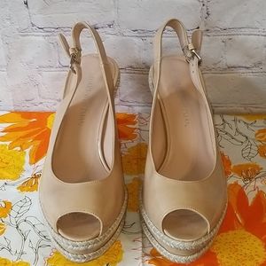New Stuart Weitzman Wedge Heel Sandals Size 10